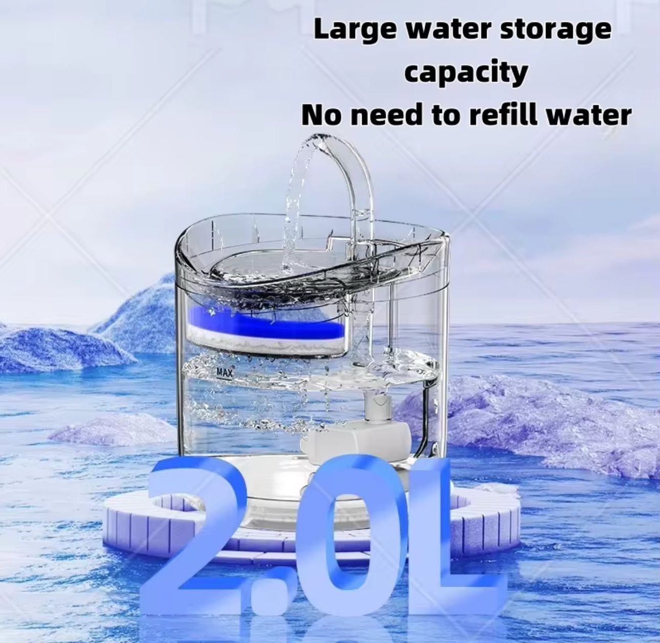 Miniatura 5 de FUENTE DISPENSADORA DE AGUA CON SENSOR P